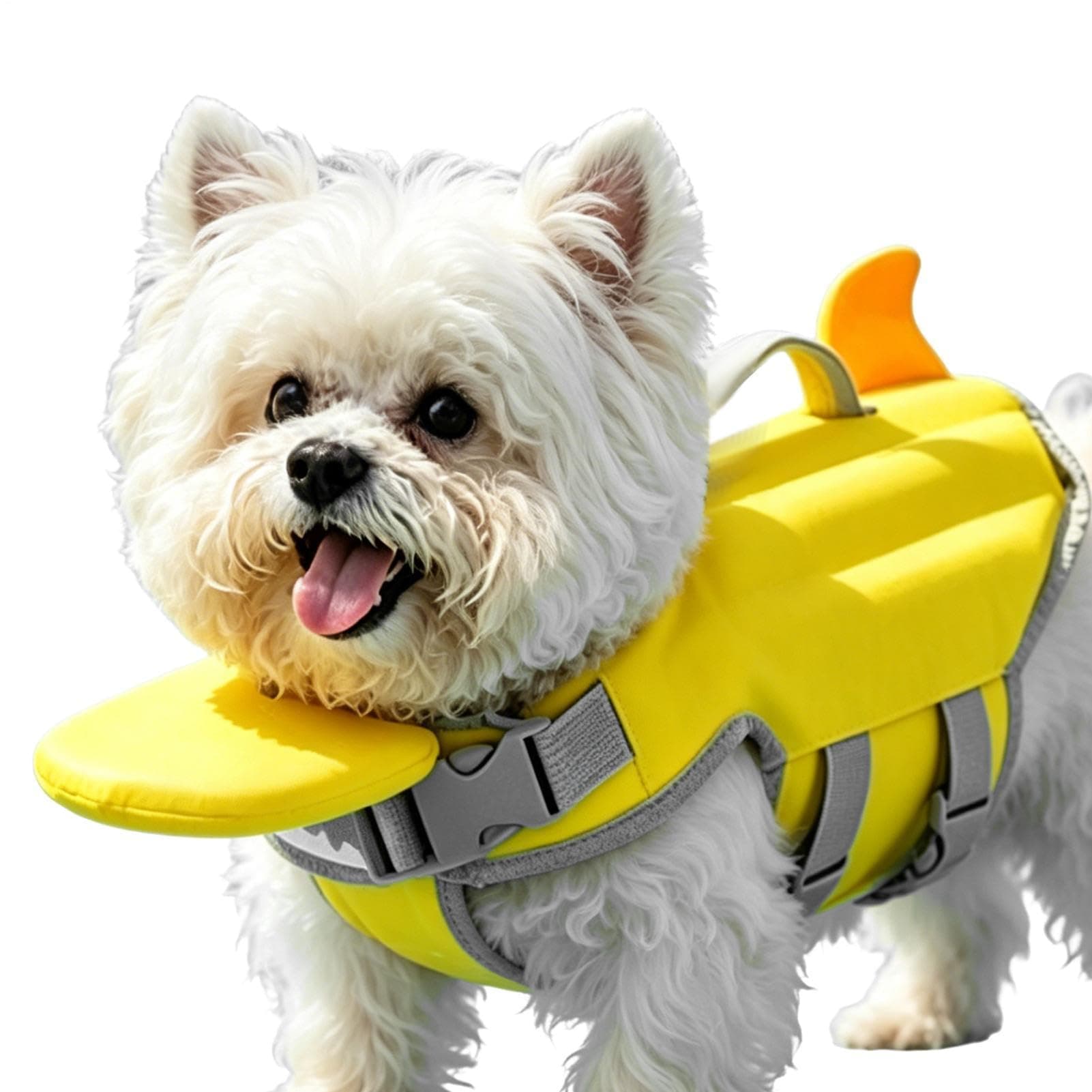 Dog Life Jacket - Cute Dog Life Vest For Swimming Boating With High Buoyancy And Rescue Handle, Adjustable Pet Floating Jacket  Puppy Floating Swim Vest For Small Medium And Large Pet