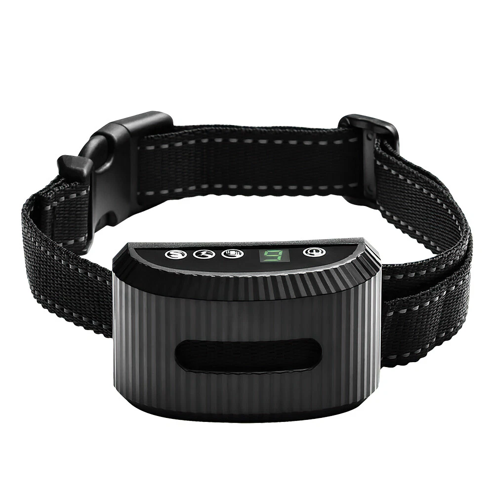Dog Collar Anti Bark Pet Electric Training Collar Auto Stop Barking Obedience