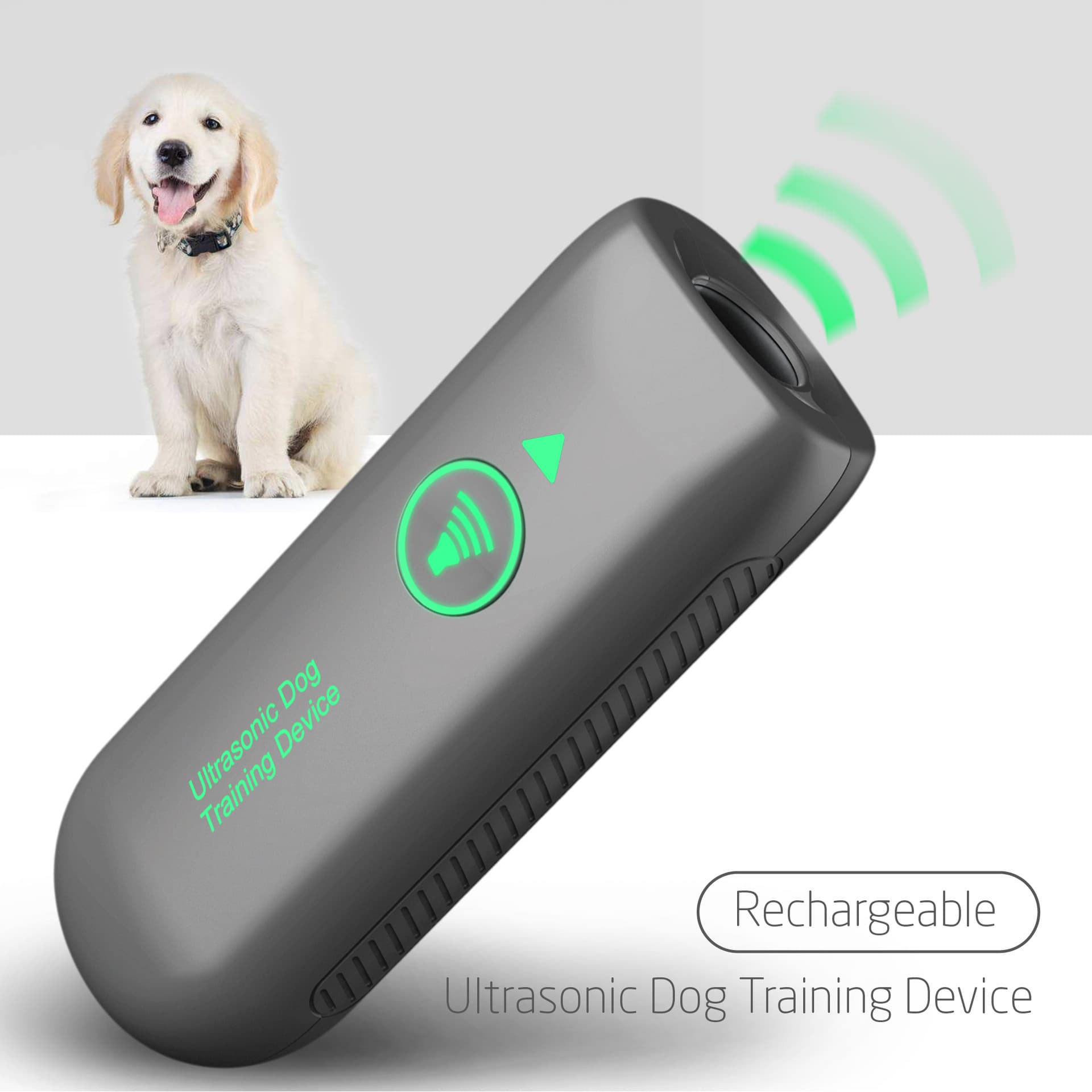 Portable Handheld Ultrasonic Anti-Bark Dog Training Repellent Device