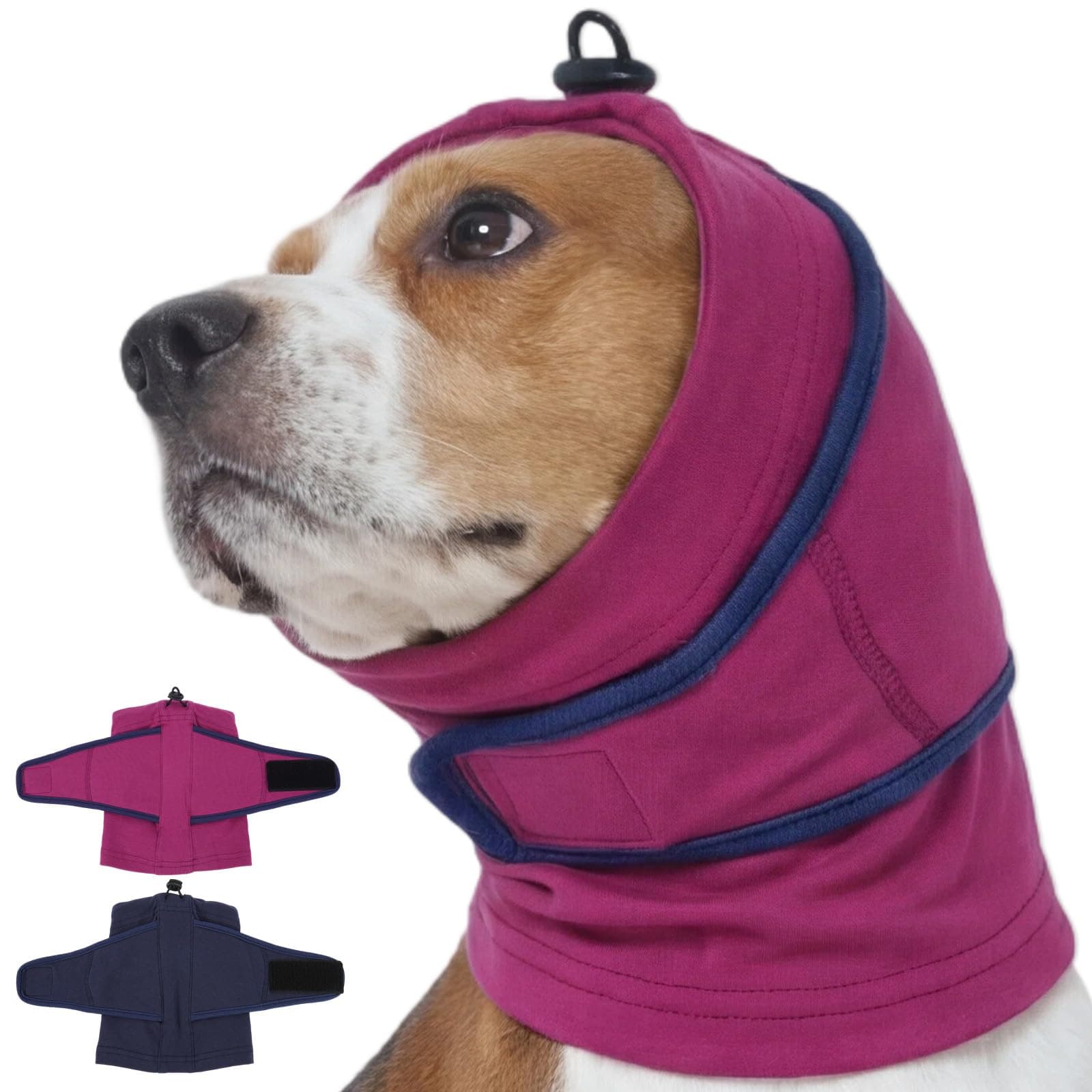 Calming Hoodie Quiet For Fireworks,Dog Ear Wrap Hematoma Head Cover  Soft,Anti Flapping, Snoods For Dogs For Eating & Drinking, Adjustable Dog Ear Protection For Bath,Blow