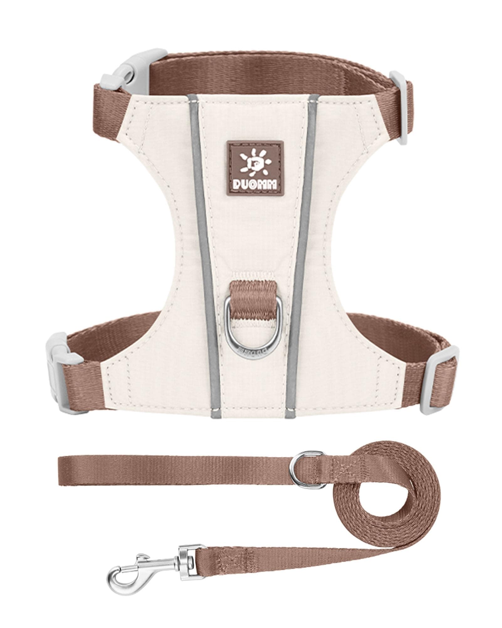 Cat Harness And Leash Set With Reflective Strips, Escape Proof Adjustable Vest, Premium Taffeta Fabric Soft Lightweight, Tear Resistant, For Kitten Small Cats Outdoor Walking