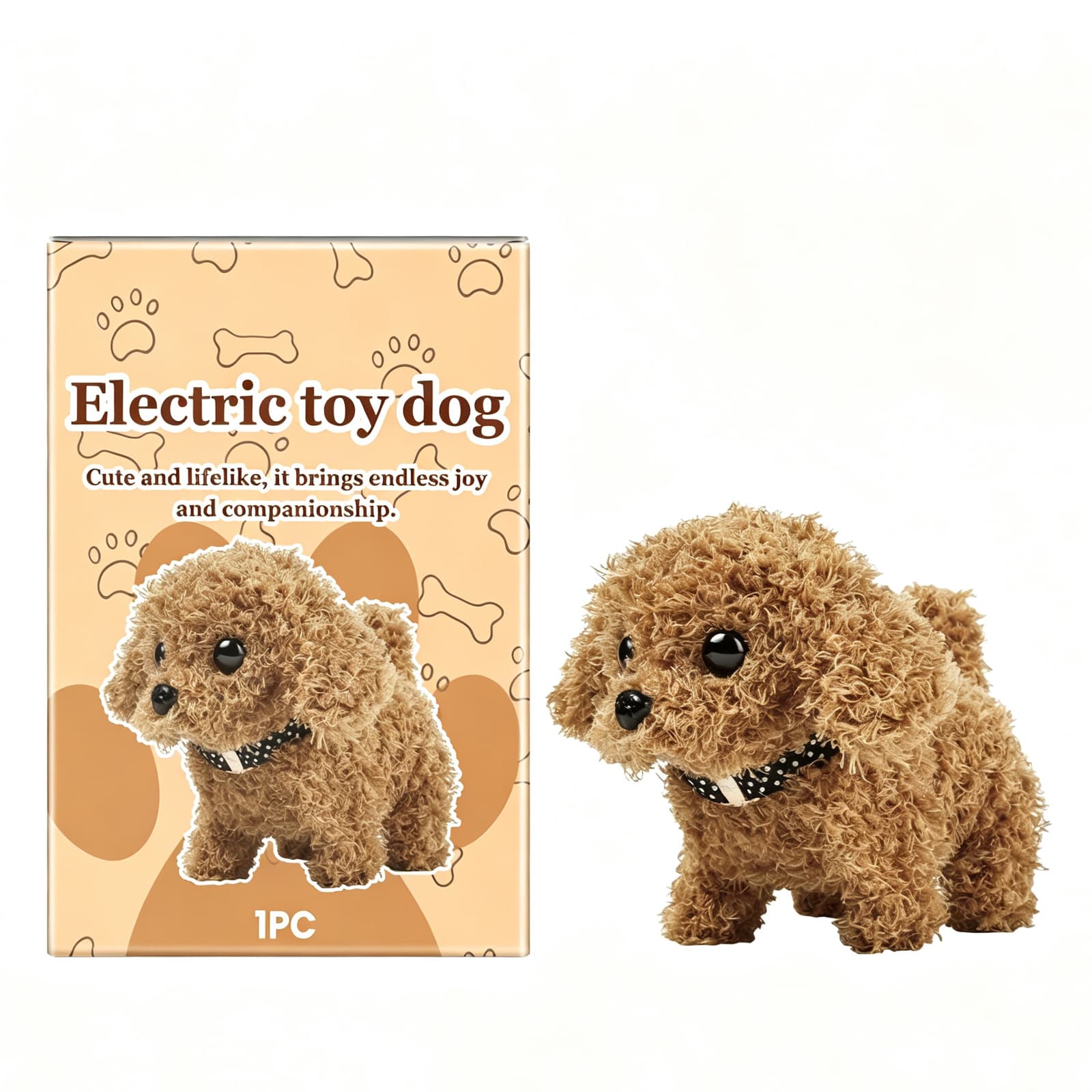 Cute Electric Plush Toy Dog, Interactive Realistic Puppy Toy For Kids