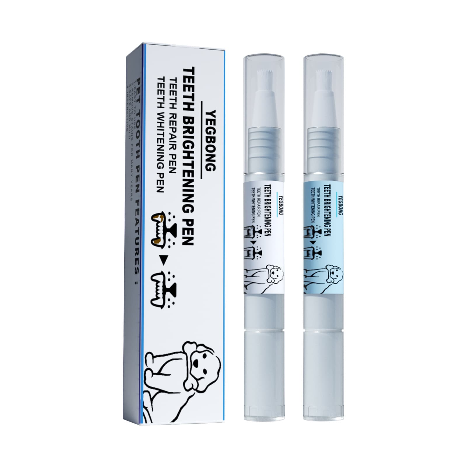 Yegbong Teeth Brightening Pen, Dog Cat Cat Dog Pet Tooth Cleaning Pen Tartar Stone Cleaning Tool