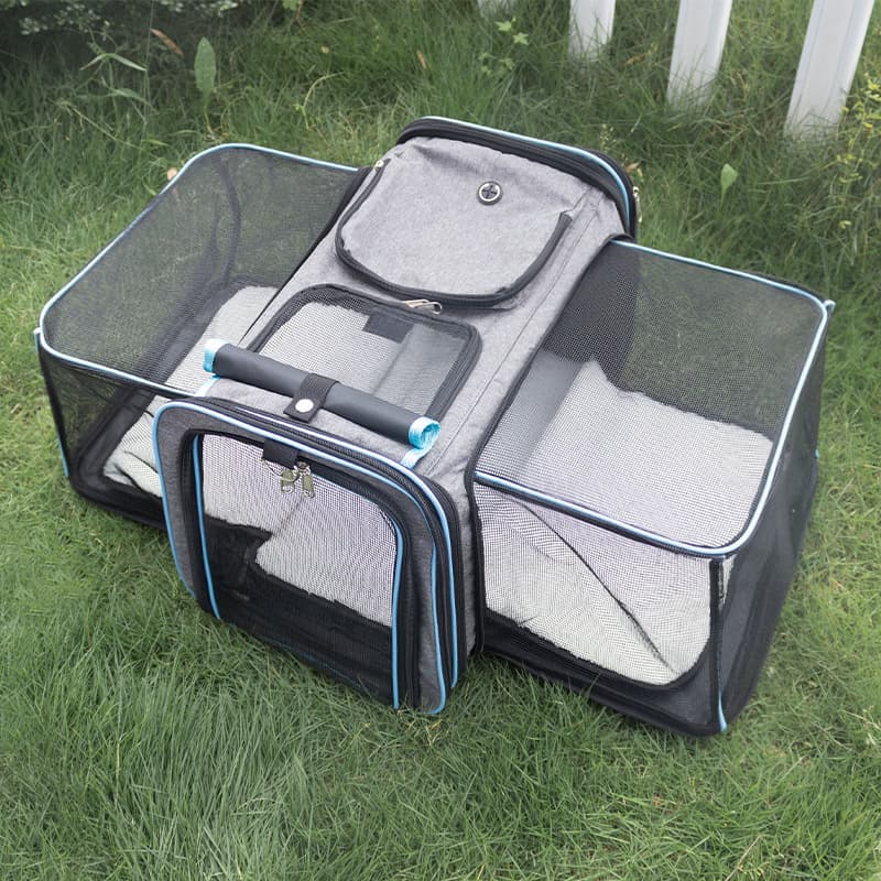Foldable Cat Carrier Small Dog Car-mounted Cat Travel Bag