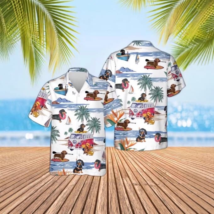 Dog Lover Casual Printed Shirt