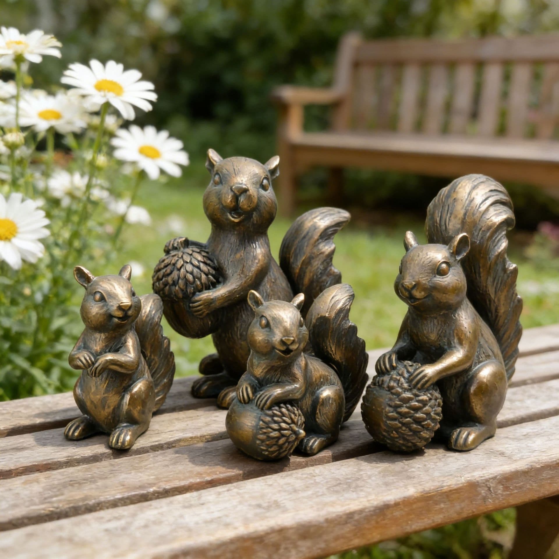 Creative Cat Dog Squirrel Rabbit And Duck Sculpture Ornaments Holiday Decorations