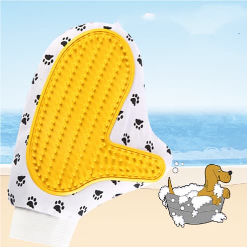 Silicone Pet Brush Glove Deshedding Gentle Efficient Grooming Cat Glove Dog Bath Pet Cleaning Supplies Pet Glove Dog Accessories