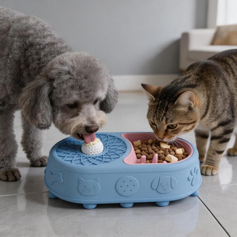 Pet Supplies Rolling Dog Licking Bowl